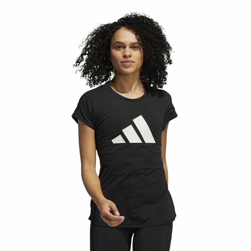 T-shirt à manches courtes femme Adidas Training 3 Bandas Noir - Acheter à 26,86 € seulement chez Collector's Boutique