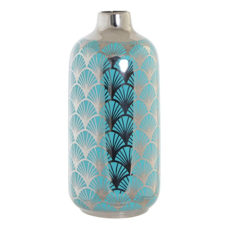 Vase DKD Home Decor Porcelaine Turquoise Oriental (15 x 15 x 41.5 cm) - Acheter à 44,02 € seulement chez Collector's Boutique