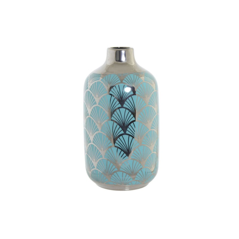 Vase DKD Home Decor Porcelaine Turquoise Oriental (13 x 13 x 26 cm) - Acheter à 27,11 € seulement chez Collector's Boutique