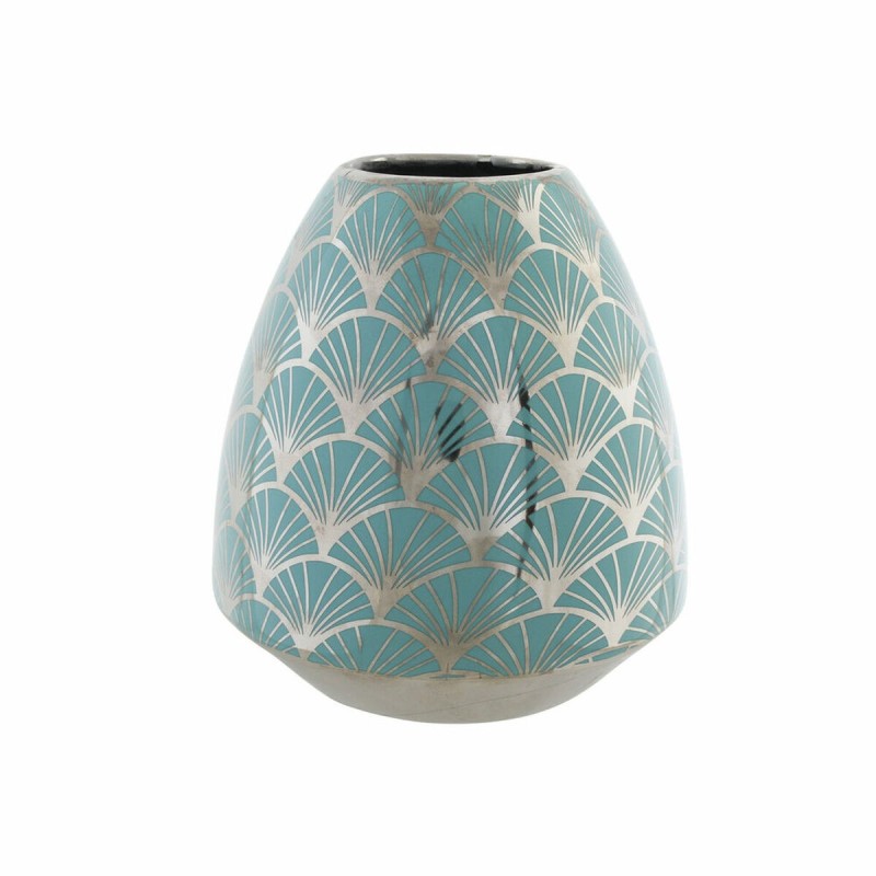 Vase DKD Home Decor Porcelaine Turquoise Oriental (16 x 16 x 18 cm) - Acheter à 28,92 € seulement chez Collector's Boutique