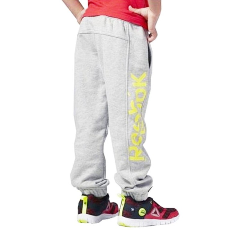 Pantalon de Sport pour Enfant Reebok B ES BL Pant Gris Jaune - Acheter à 24,68 € seulement chez Collector's Boutique