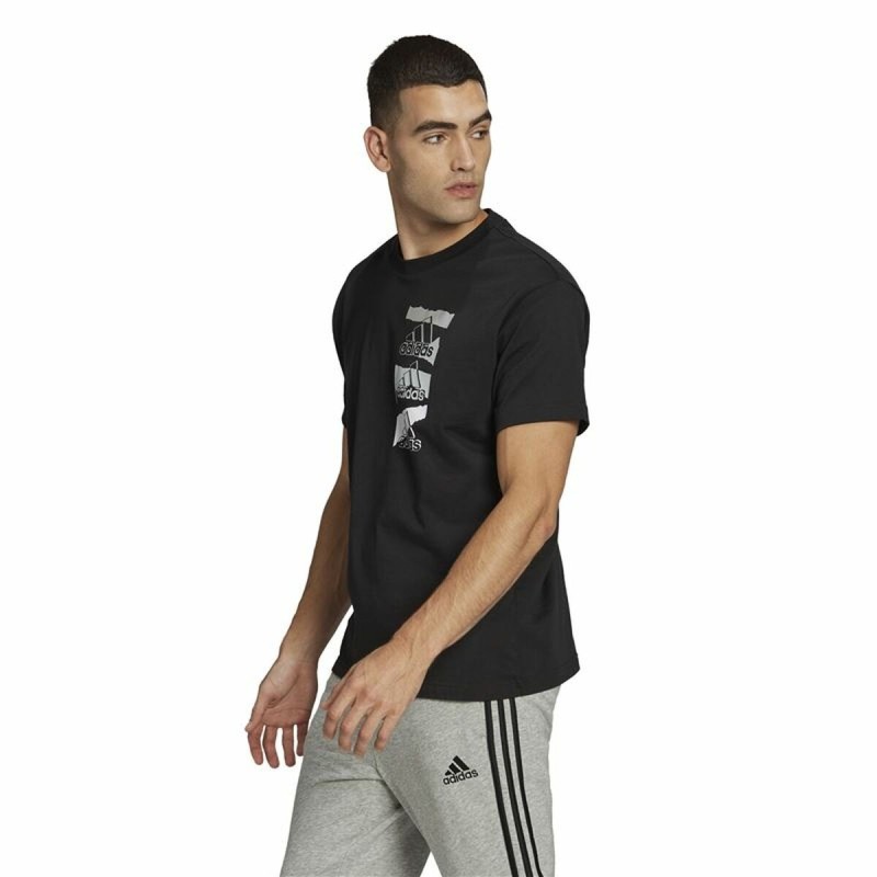 T-shirt à manches courtes homme Adidas Essentials Brandlove Noir - Acheter à 29,86 € seulement chez Collector's Boutique