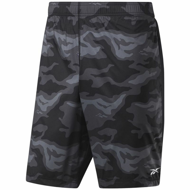 Short de Sport pour Homme Reebok Workout Ready Graphic Noir - Acheter à 30,07 € seulement chez Collector's Boutique