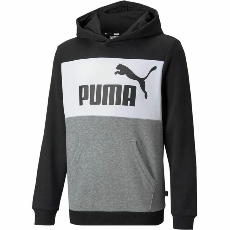 Sweat à capuche enfant Puma Essential Colorblock Noir - Acheter à 32,57 € seulement chez Collector's Boutique