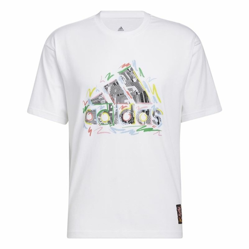 T-shirt à manches courtes unisex Adidas Pride Blanc - Acheter à 30,94 € seulement chez Collector's Boutique