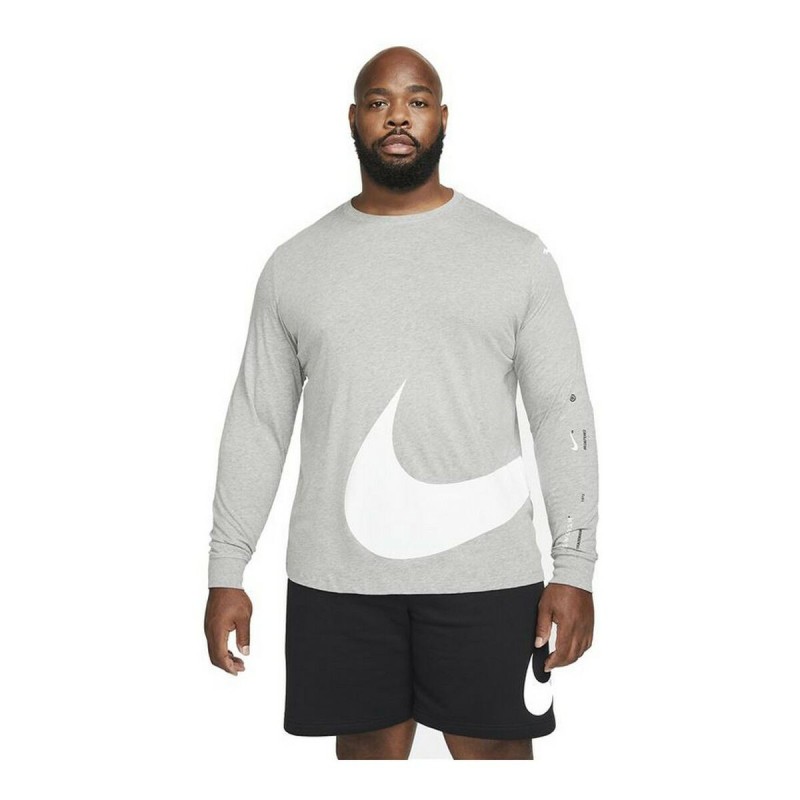 T-shirt à manches longues homme Nike Sportswear Gris clair - Acheter à 34,82 € seulement chez Collector's Boutique