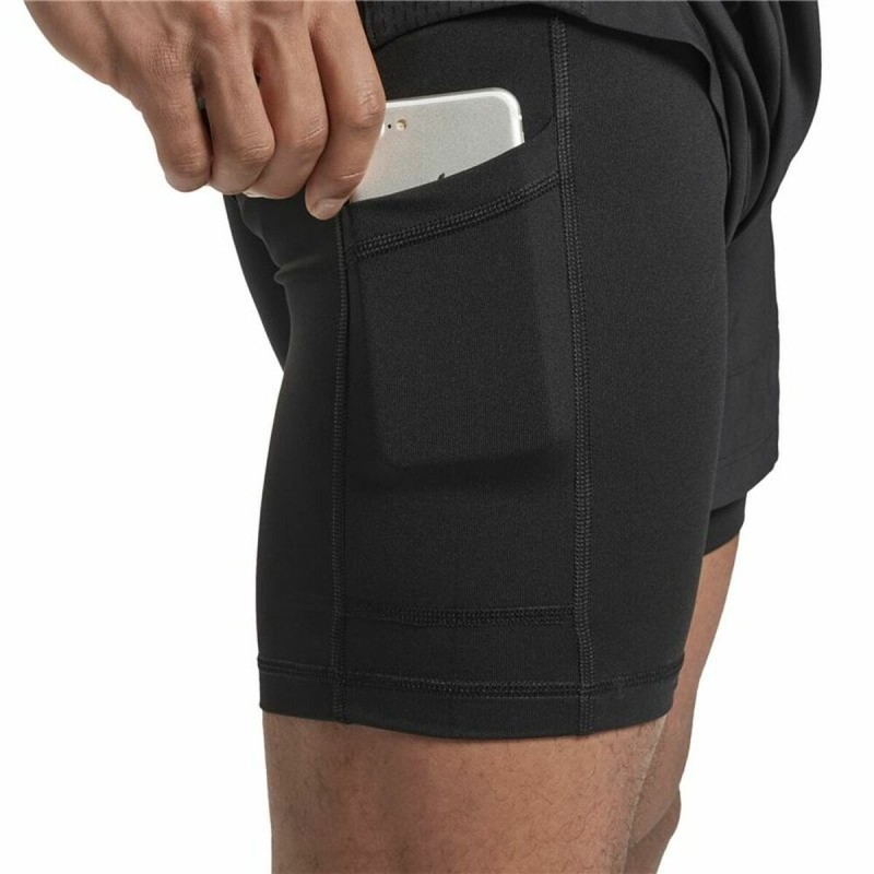 Short de Sport pour Homme Reebok Running Essentials Noir - Acheter à 31,66 € seulement chez Collector's Boutique