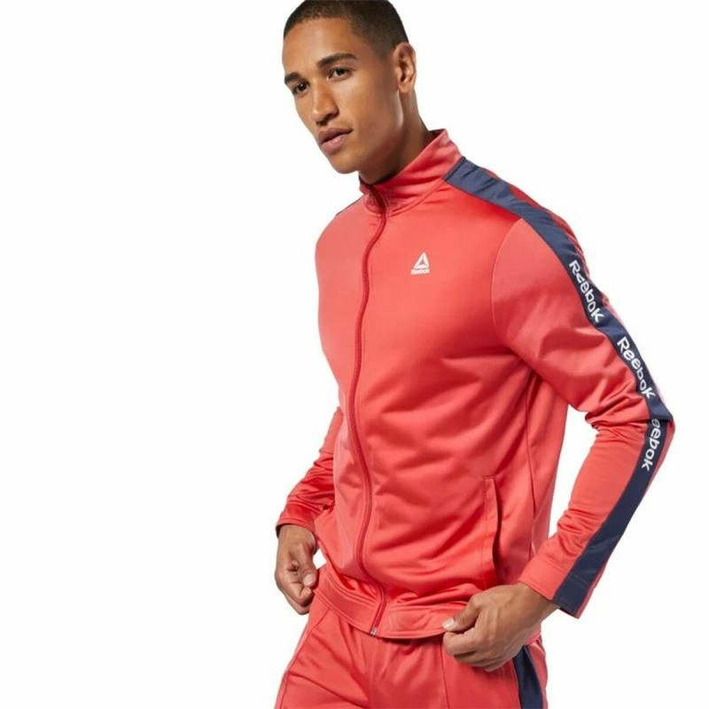 Veste de Sport pour Homme Reebok Essentials Linear Rouge - Acheter à 32,92 € seulement chez Collector's Boutique