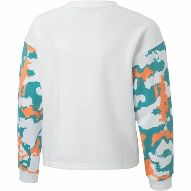 Sweat-shirt sans capuche fille Puma Alpha Crew G Blanc - Acheter à 34,00 € seulement chez Collector's Boutique