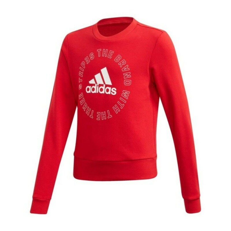 Sweat-shirt sans capuche fille Adidas G Bold Crew Rouge - Acheter à 32,78 € seulement chez Collector's Boutique