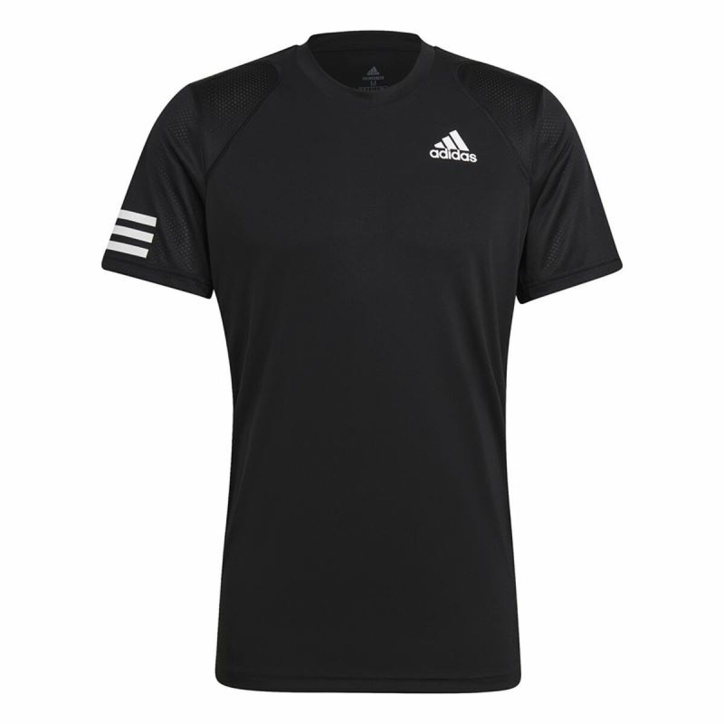 T-shirt à manches courtes homme Adidas Club Tennis 3 Stripes Noir - Acheter à 35,35 € seulement chez Collector's Boutique