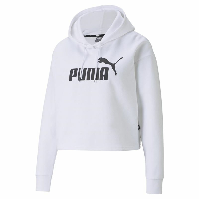 Sweat à capuche femme Puma Essentials Logo Blanc - Acheter à 36,94 € seulement chez Collector's Boutique