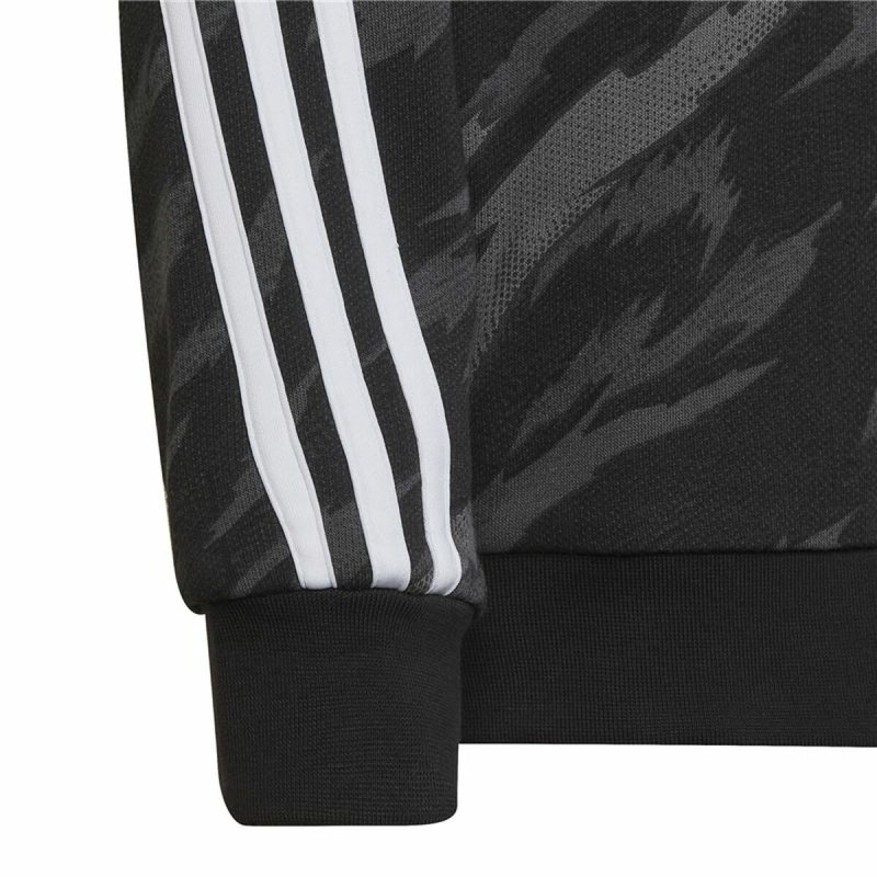 Sweat à capuche enfant Adidas 3 Stripes Noir - Acheter à 39,29 € seulement chez Collector's Boutique