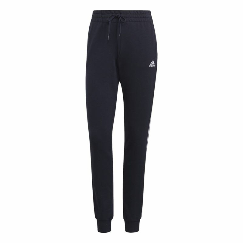 Pantalon de sport long Adidas Essentials French Terry 3 Stripes Femme Bleu foncé - Acheter à 39,29 € seulement chez Collector's 