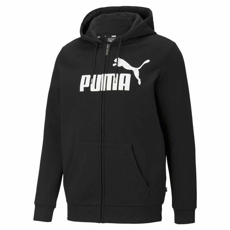 Sweat à capuche homme Puma Essentials Big Logo Noir - Acheter à 43,14 € seulement chez Collector's Boutique