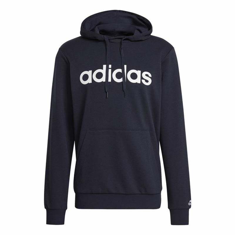 Sweat à capuche homme Adidas Essentials French Terry Blue marine - Acheter à 43,21 € seulement chez Collector's Boutique