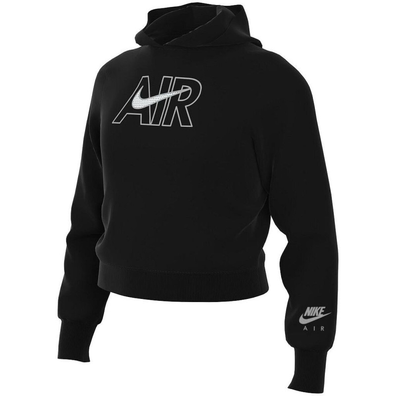 Sweat-shirt à capuche fille AIR FT CROP HOODIE Nike DM8372 010 Noir - Acheter à 40,78 € seulement chez Collector's Boutique