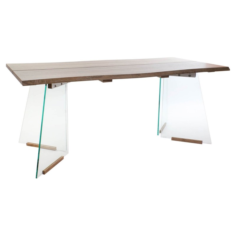 Table de Salle à Manger DKD Home Decor Verre Bois MDF (180 x 90 x 76 cm) - Acheter à 407,14 € seulement chez Collector's Boutiqu