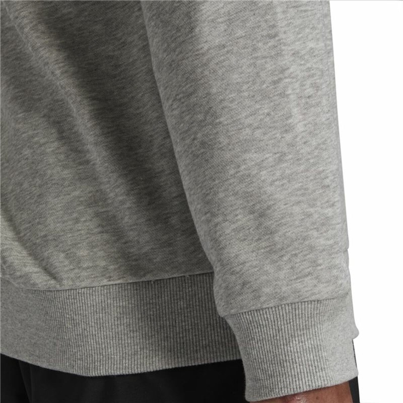 Sweat sans capuche homme Adidas Essential Big Logo Gris - Acheter à 45,61 € seulement chez Collector's Boutique