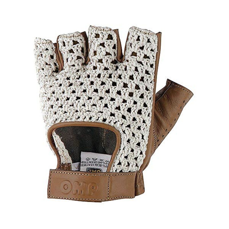 Gants de conduite pour hommes OMP Tazio Marron - Acheter à 44,77 € seulement chez Collector's Boutique