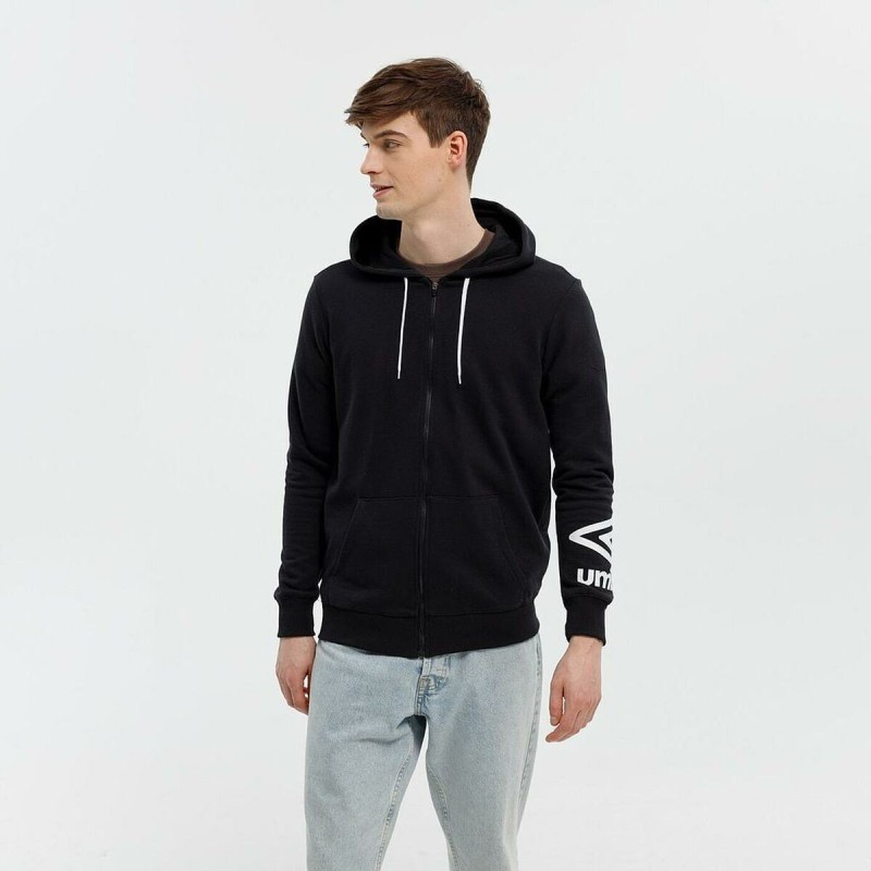 Sweat à capuche homme FW TERRACE ZIP HOODIE Umbro 66063U 060 Noir - Acheter à 42,64 € seulement chez Collector's Boutique