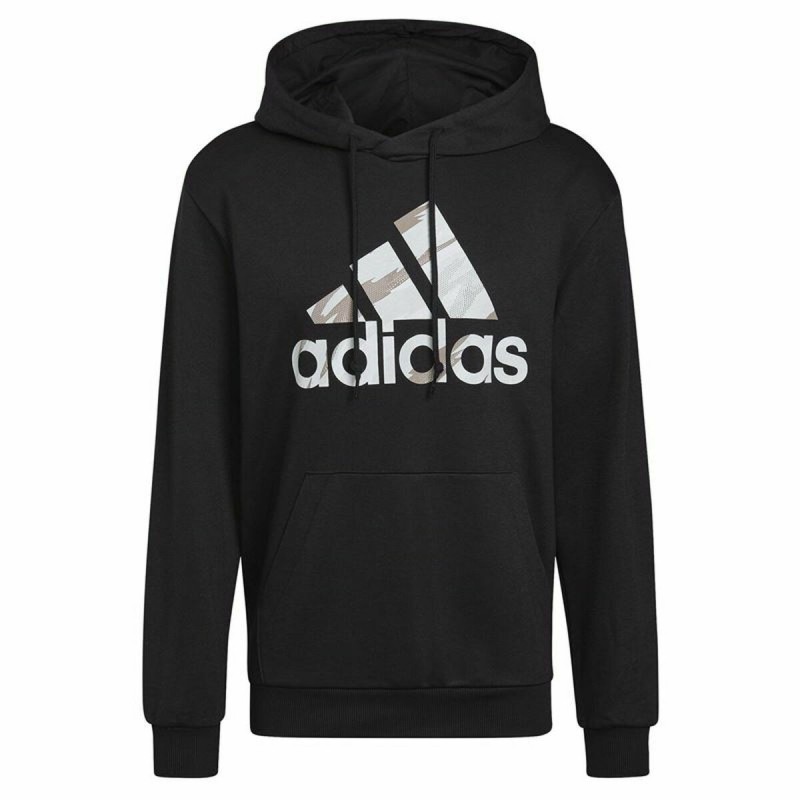 Sweat à capuche homme Adidas Essentials French Terry Noir - Acheter à 47,15 € seulement chez Collector's Boutique