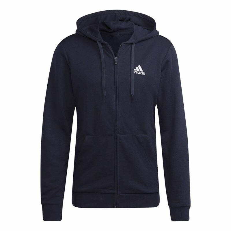 Veste de Sport pour Homme AdidasEssentials French Terry Big Bleu foncé - Acheter à 47,15 € seulement chez Collector's Boutique