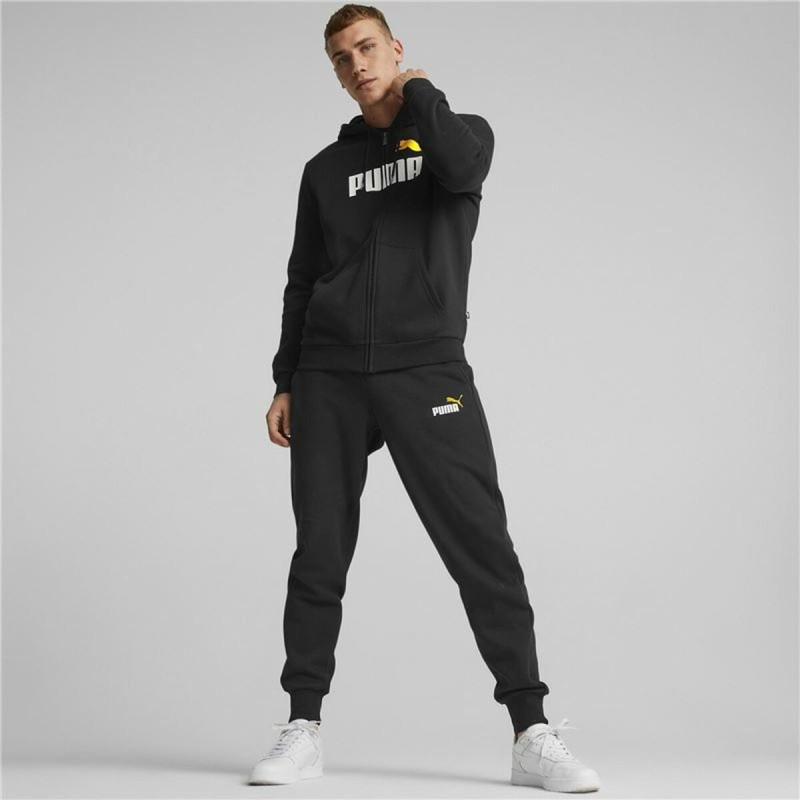 Sweat à capuche homme Puma Essentials Two Tone Noir - Acheter à 48,02 € seulement chez Collector's Boutique