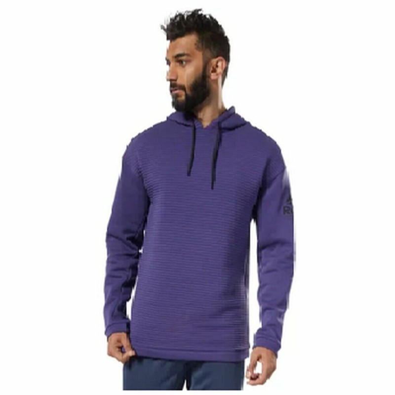 Sweat à capuche homme FLEECE OTH HOOD Reebok DY7802 Violet - Acheter à 45,86 € seulement chez Collector's Boutique