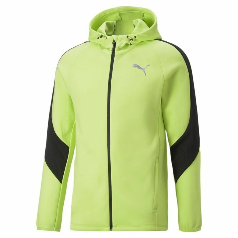 Sweat à capuche homme Puma Evostripe Vert Fermeture éclair complète - Acheter à 59,16 € seulement chez Collector's Boutique