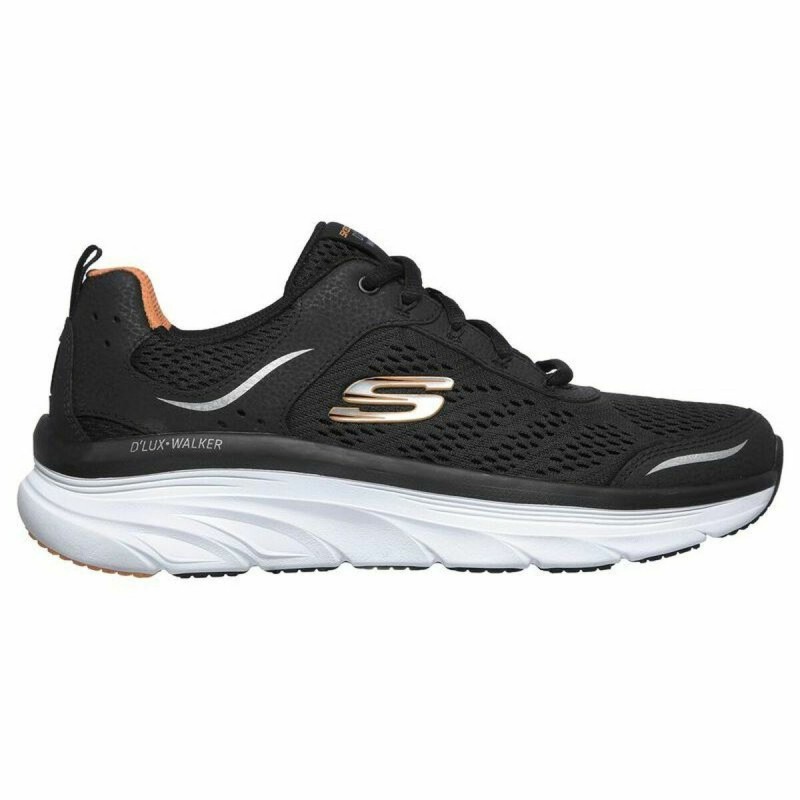 Chaussures de Sport pour Homme Skechers Relaxed Fit D'Lux Walker Noir - Acheter à 79,82 € seulement chez Collector's Boutique