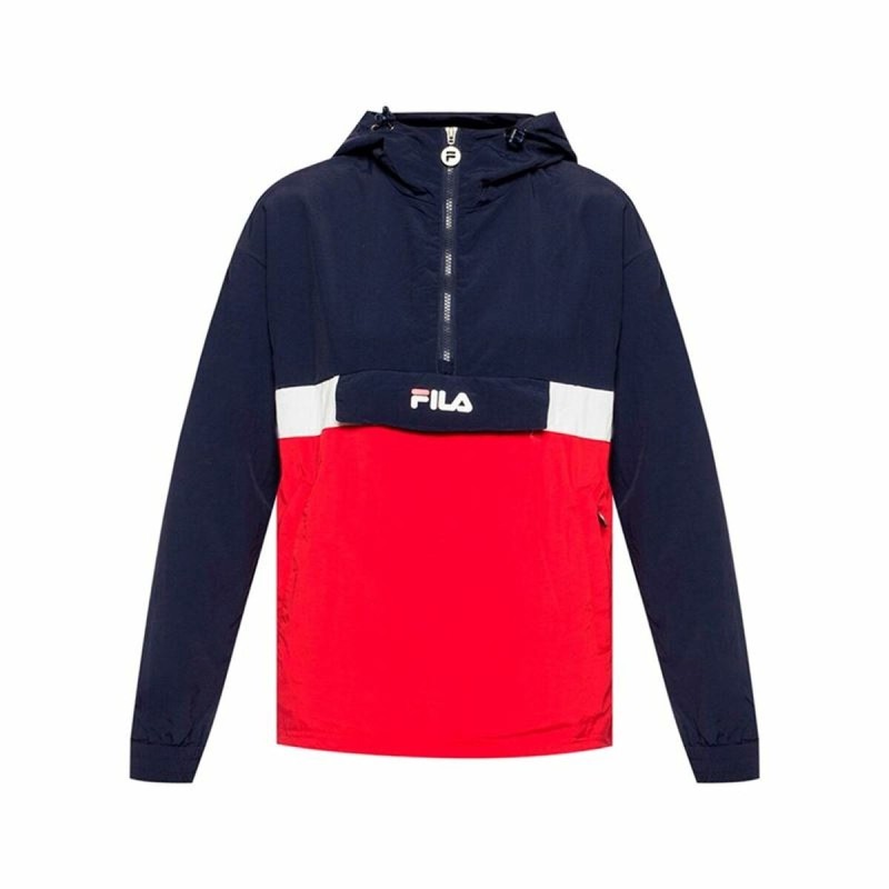 Sweat à capuche femme Fila Pavlina Rouge Bleu foncé - Acheter à 73,18 € seulement chez Collector's Boutique