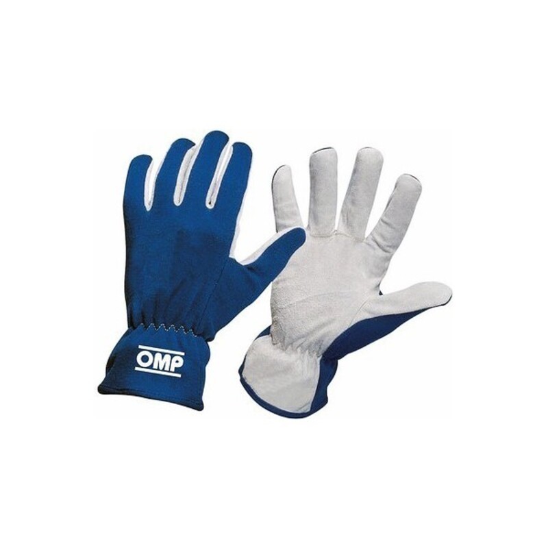 Gants de conduite pour hommes OMP Rally Bleu - Acheter à 71,15 € seulement chez Collector's Boutique