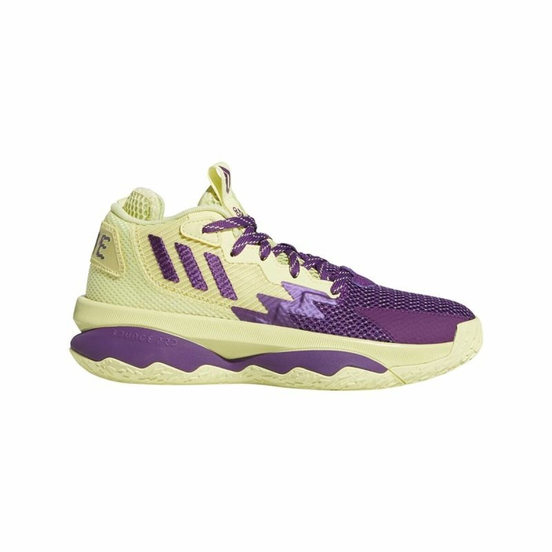 Chaussures de Basket-Ball pour Enfants Adidas Dame 3 Jaune - Acheter à 81,11 € seulement chez Collector's Boutique