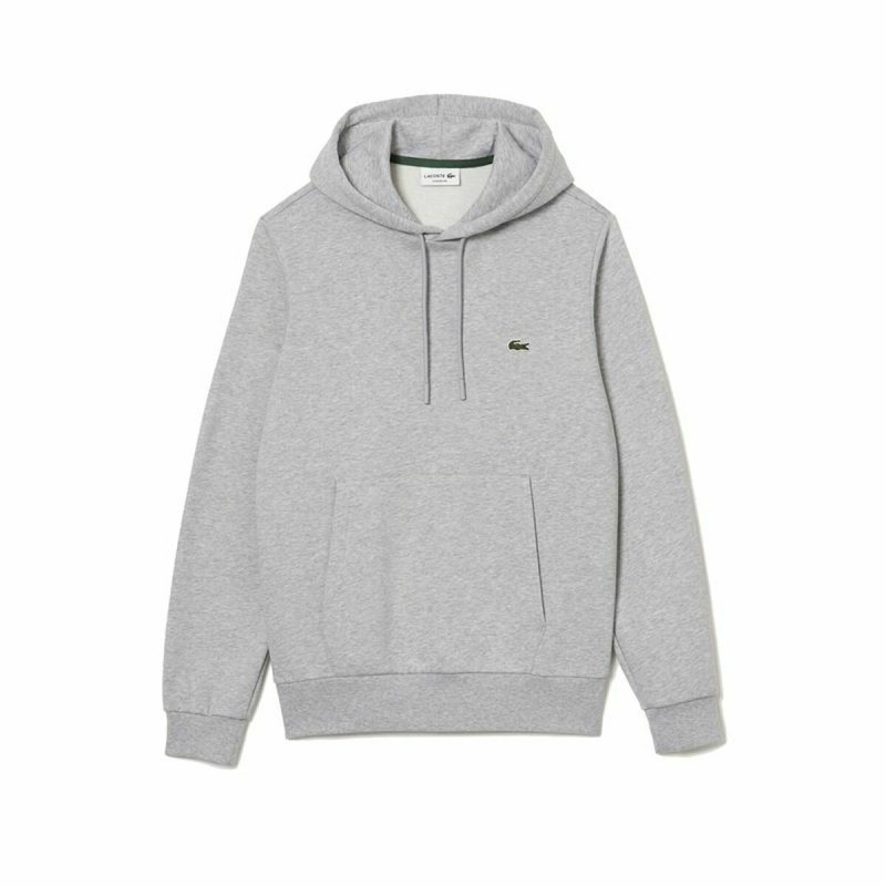 Sweat à capuche homme Lacoste Écologique Gris clair - Acheter à 89,10 € seulement chez Collector's Boutique