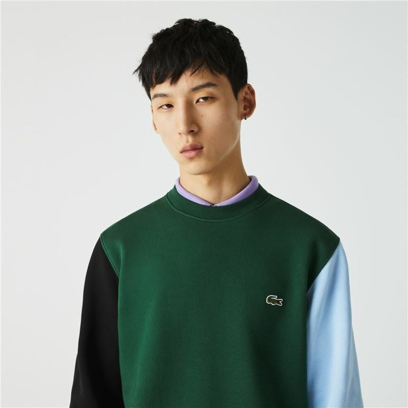 Sweat sans capuche homme Lacoste Vert - Acheter à 96,54 € seulement chez Collector's Boutique