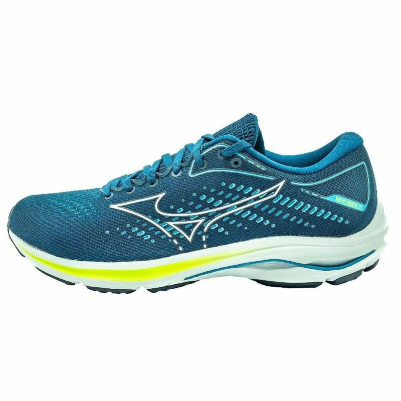 Chaussures de Running pour Adultes Mizuno Wave Rider 25 Bleu - Acheter à 117,58 € seulement chez Collector's Boutique