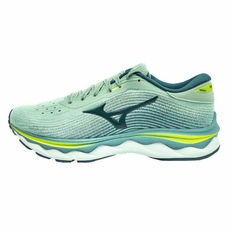 Chaussures de Running pour Adultes Mizuno Wave Sky 5 Vert clair - Acheter à 139,88 € seulement chez Collector's Boutique