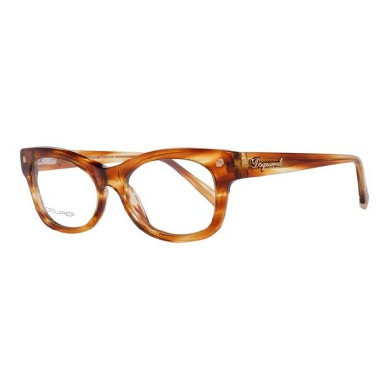 Monture de Lunettes Femme Dsquared2 DQ5085-047 (ø 52 mm) Marron (ø 52 mm) - Acheter à 42,97 € seulement chez Collector's Boutiqu