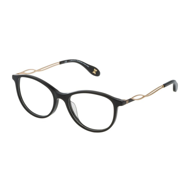 Monture de Lunettes Femme Carolina Herrera VHN590M510700 Noir Doré - Acheter à 47,56 € seulement chez Collector's Boutique