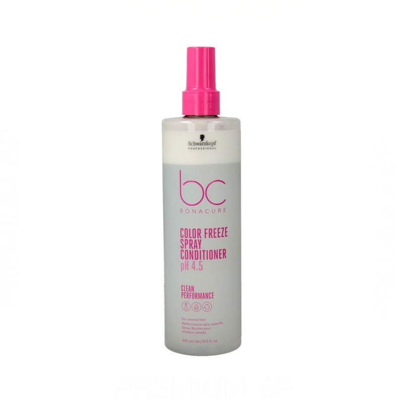 Conditionneur pour les Cheveux Teints Schwarzkopf Bonacure Color Freeze Spray (400 ml) pH 4.5 - Acheter à 18,61 € seulement chez