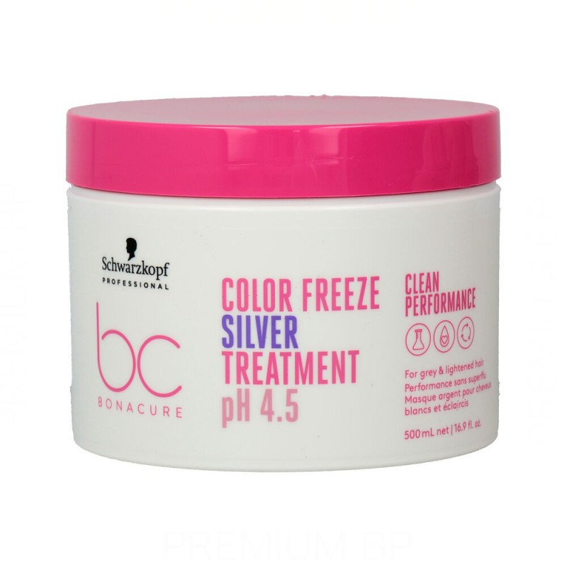 Masque pour Cheveux Blancs Schwarzkopf Bonacure Color Freeze Silver(500 ml) pH 4.5 - Acheter à 22,03 € seulement chez Collector'