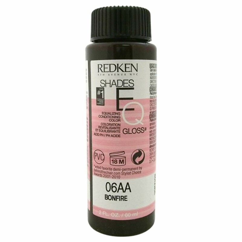 Coloration Semi-permanente Redken Shades EQ 06AA bonfire (3 x 60 ml) - Acheter à 35,06 € seulement chez Collector's Boutique