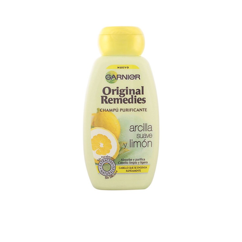 Shampoing Purifiant Garnier Original Remedies Citron Argile (250 ml) - Acheter à 5,59 € seulement chez Collector's Boutique