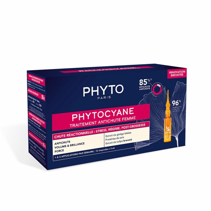 Ampoules antichute de cheveux Phyto Paris Phytocyane Reactionelle 12 x 5 ml - Acheter à 40,78 € seulement chez Collector's Bouti