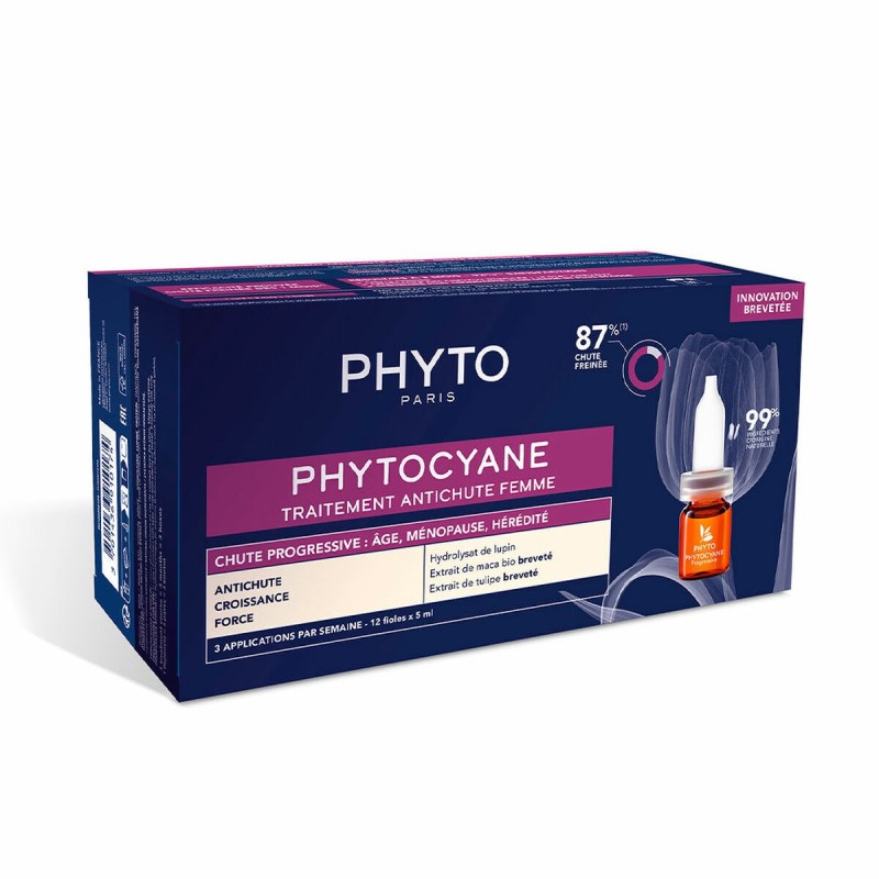 Ampoules antichute de cheveux Phyto Paris Phytocyane Progressive 12 x 5 ml - Acheter à 46,78 € seulement chez Collector's Boutiq