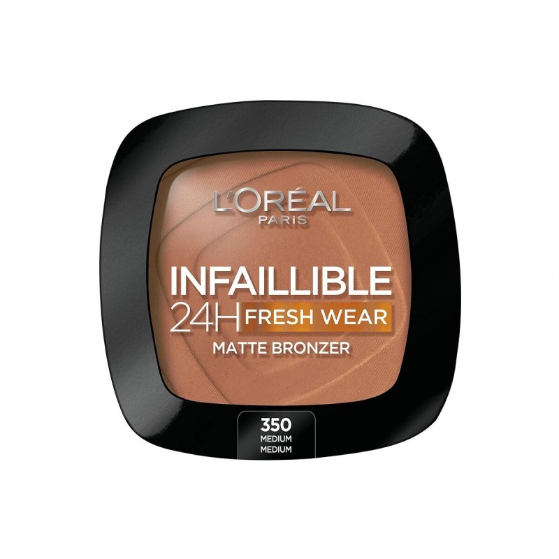 Poudres Compactes de Bronzage L'Oreal Make Up Infaillible 350-medium moyen 24 heures (9 g) - Acheter à 18,84 € seulement chez Co