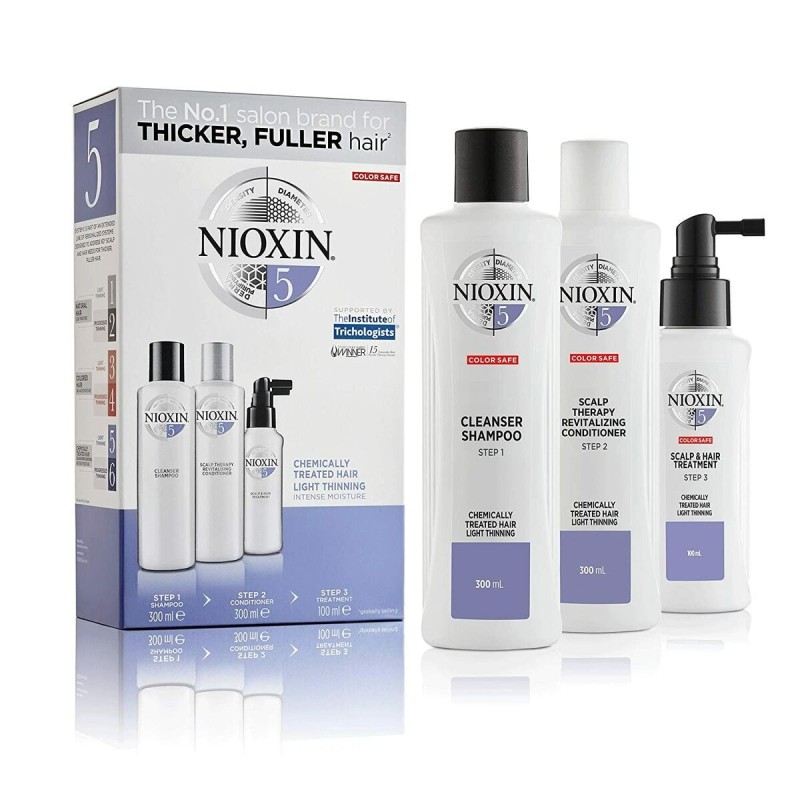 Assortiment pour cheveux Nioxin System 5 Soin antichute de cheveux 3 Pièces - Acheter à 41,44 € seulement chez Collector's Bouti