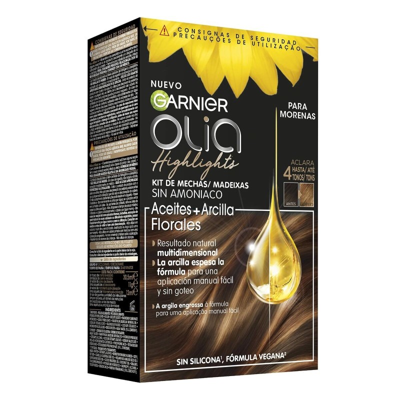 Coloration Permanente Garnier Olia Highlights Brunette Mèches - Acheter à 9,85 € seulement chez Collector's Boutique