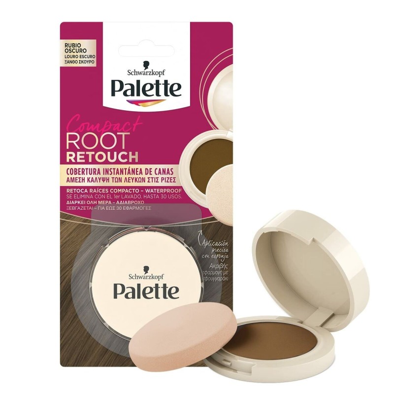 Correcteur de Racines Schwarzkopf Root Retouch Blond foncé Compact (3 g) - Acheter à 6,31 € seulement chez Collector's Boutique